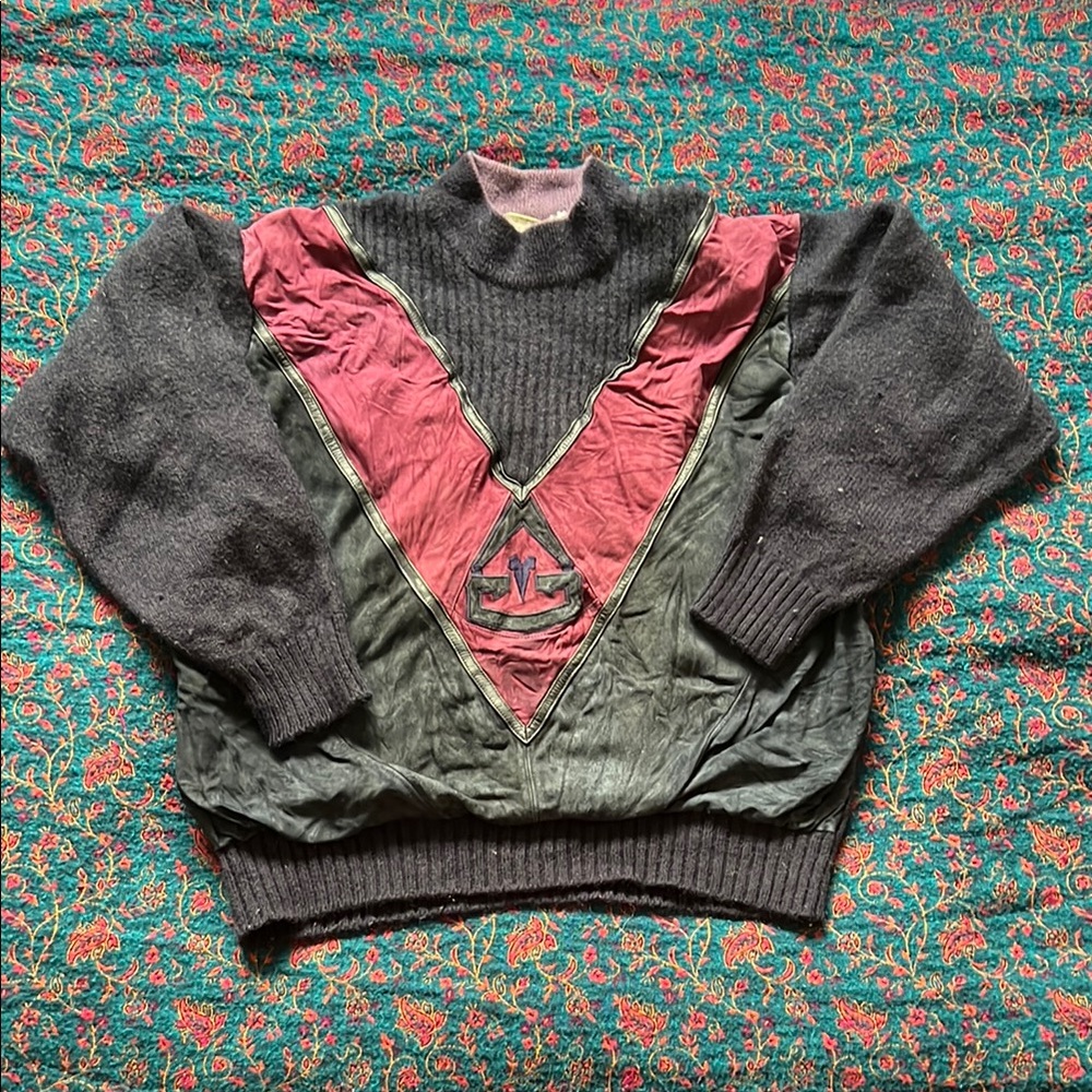 Vintage Colorblock Sweater